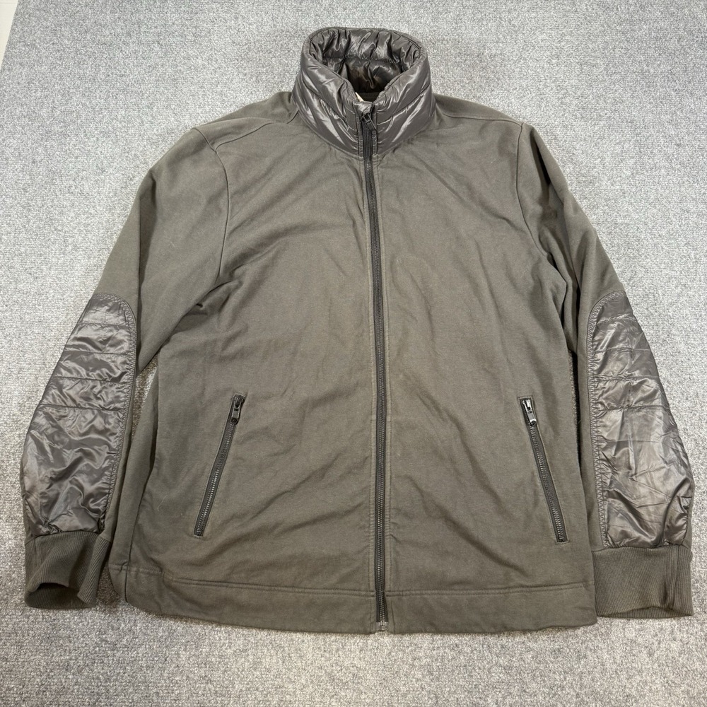 Lululemon Puffer Panel‎ Jacket Mens 2XL Midnight Black Full Zip Performance
